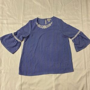 Blue Striped Shirt
